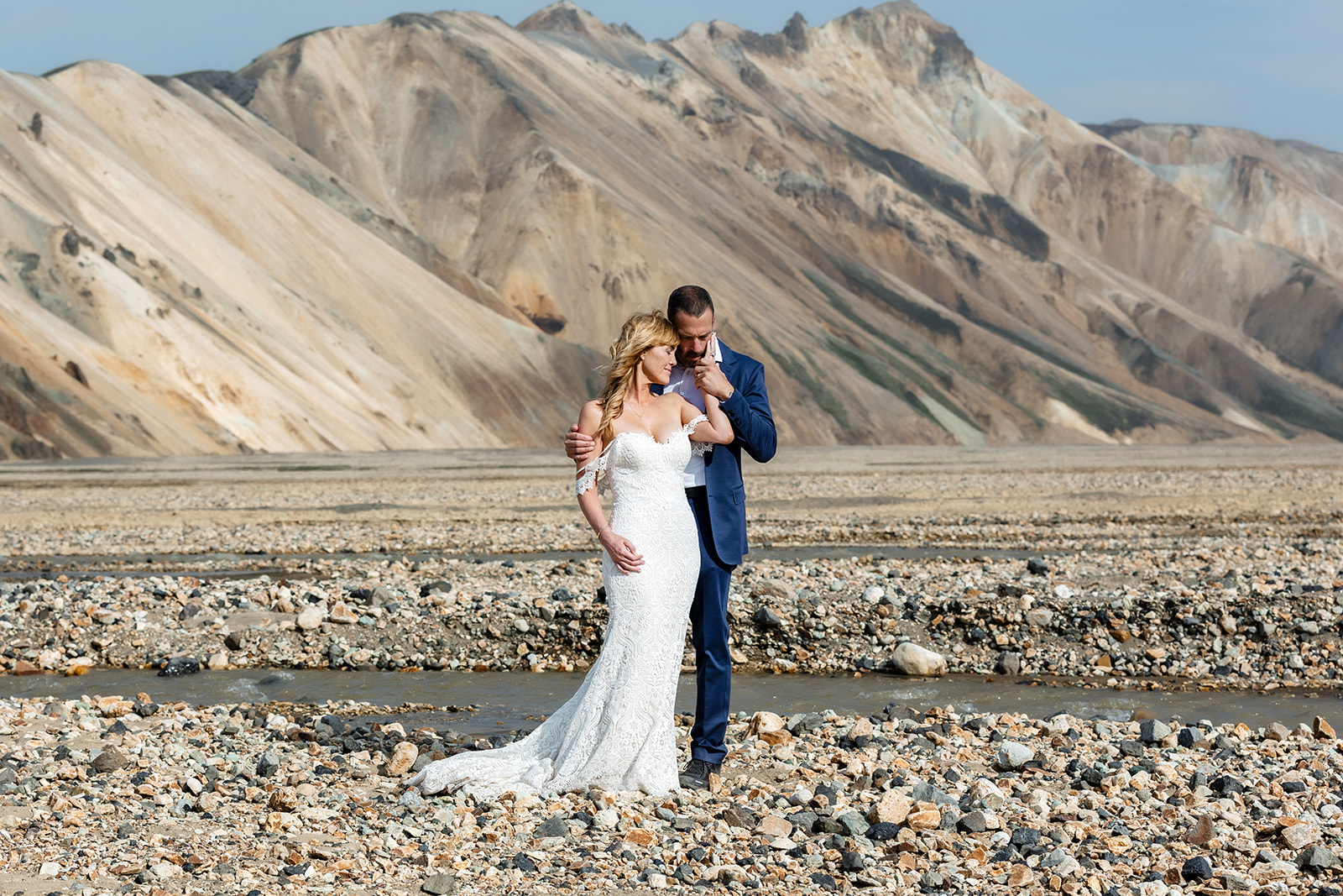 Tracie and Jay in Landmannalaugar